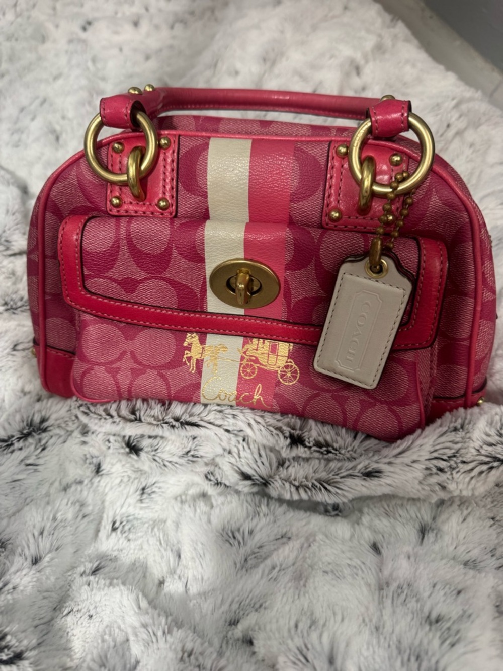 Coach Heritage Pink